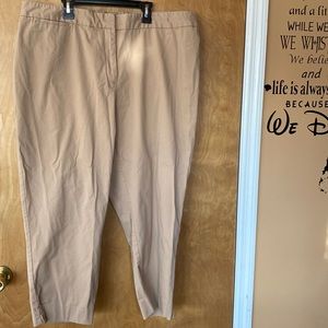 Talbots Womens plus size khaki pants heritage
